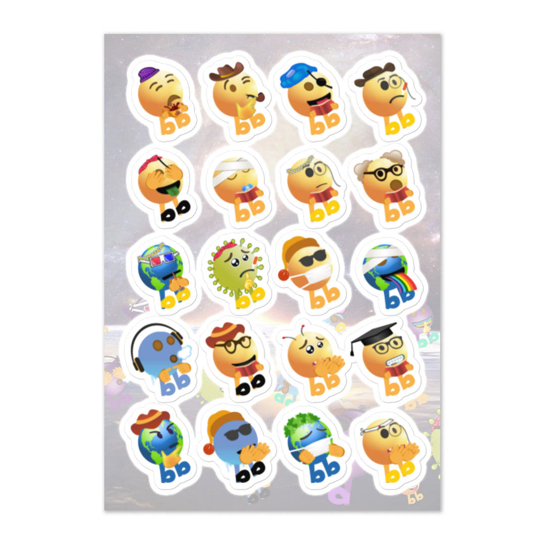 Megabb Buddy Stickers - Emojibb