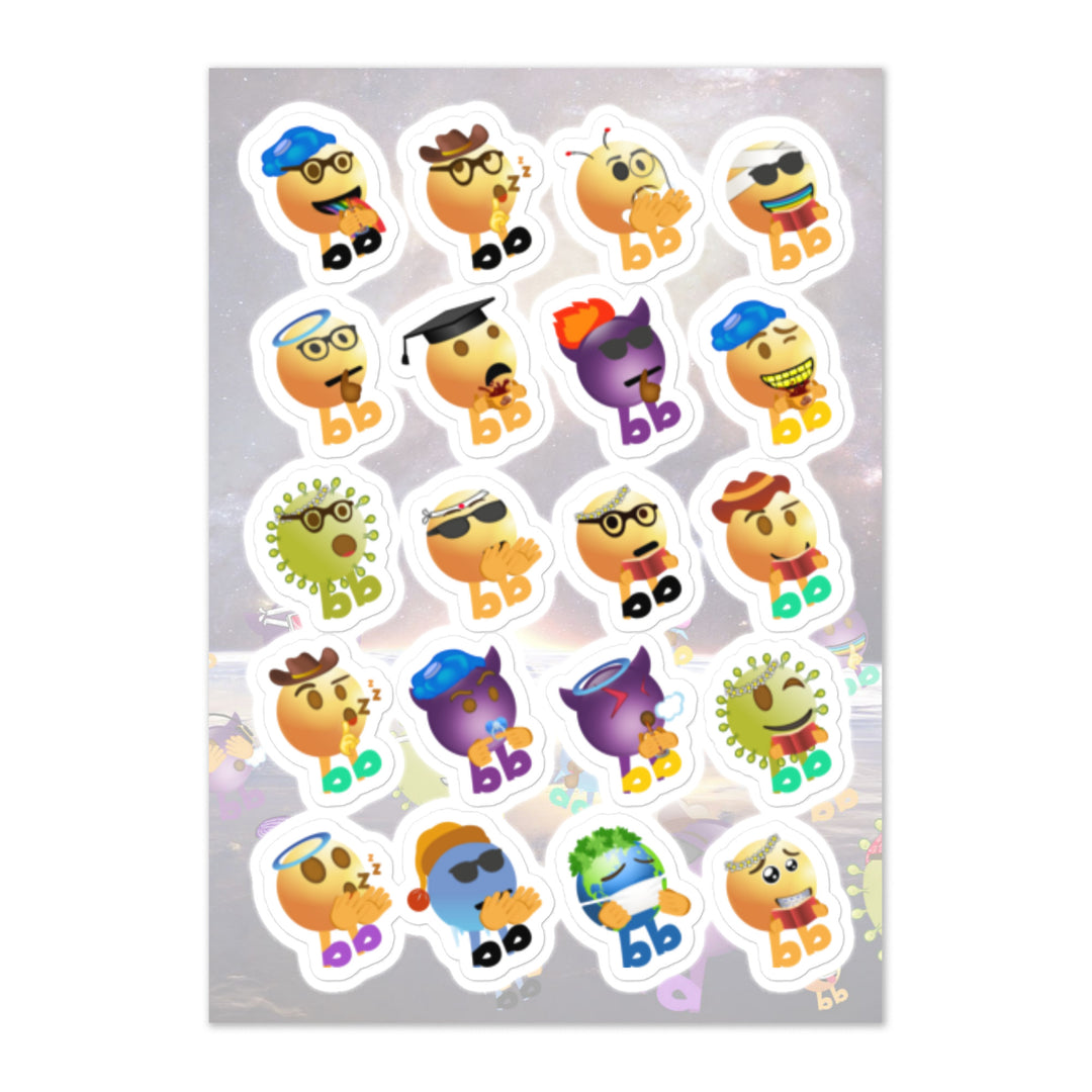 Megabb Buddy Stickers - Emojibb