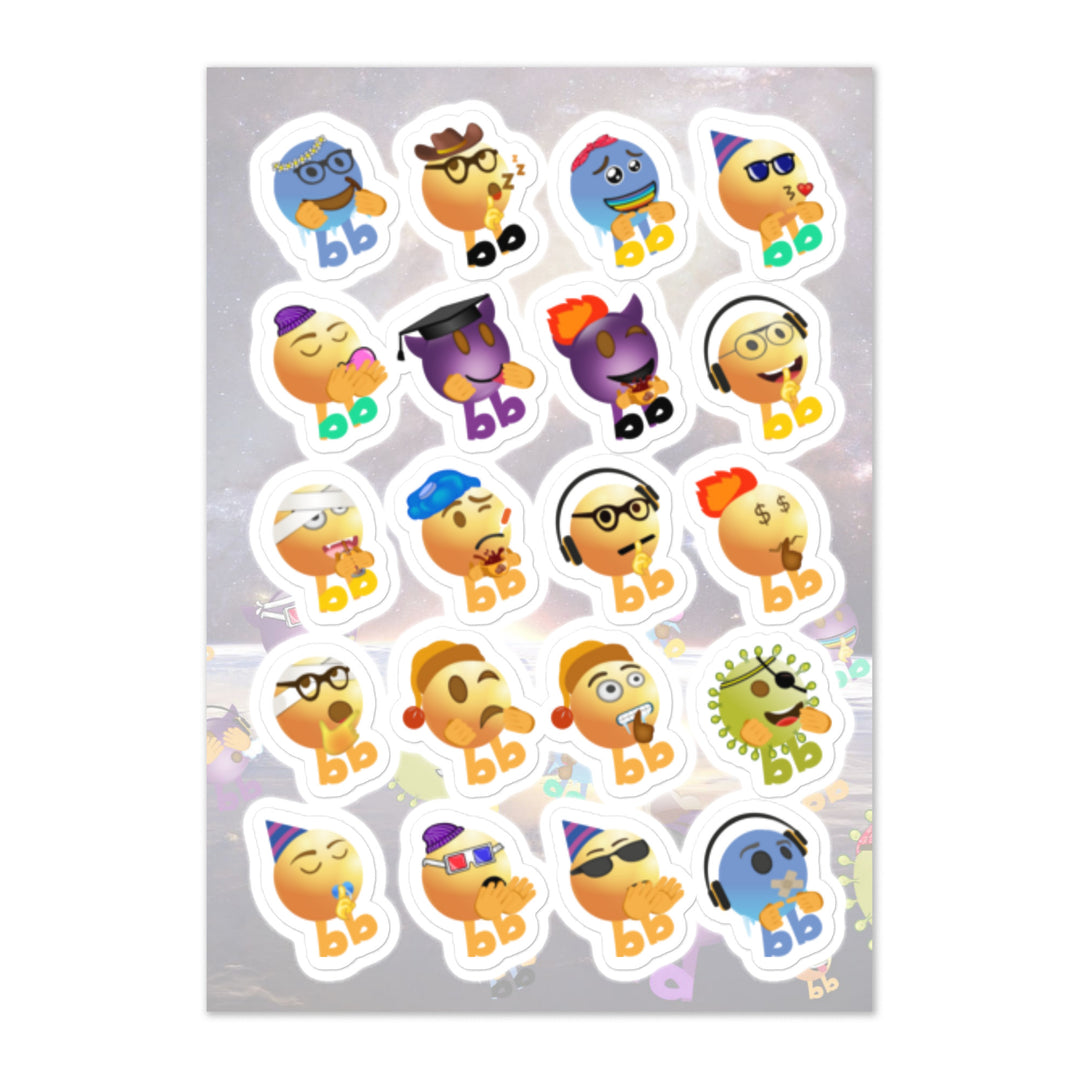 Megabb Buddy Stickers - Emojibb