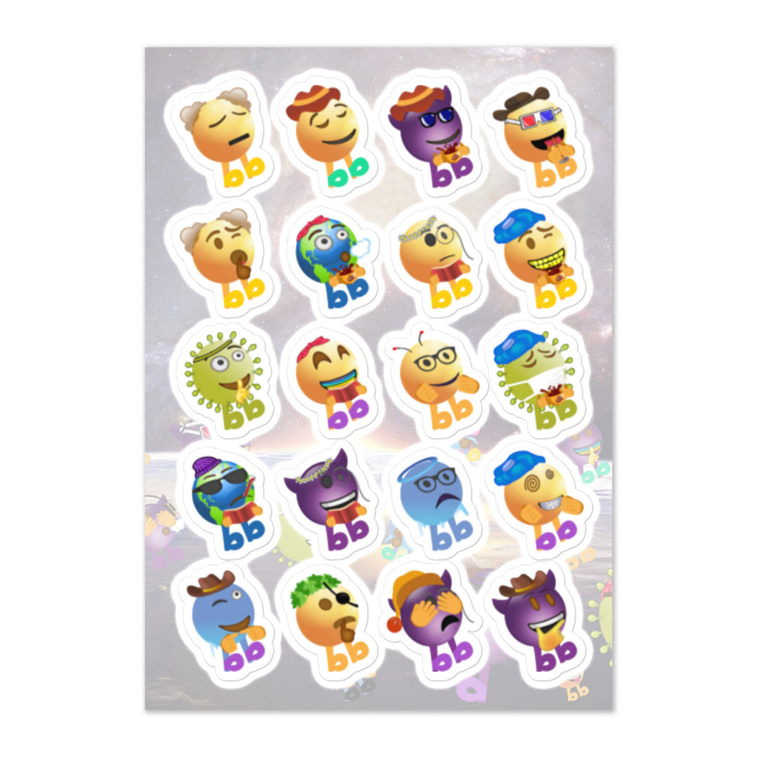 Megabb Buddy Stickers - Emojibb