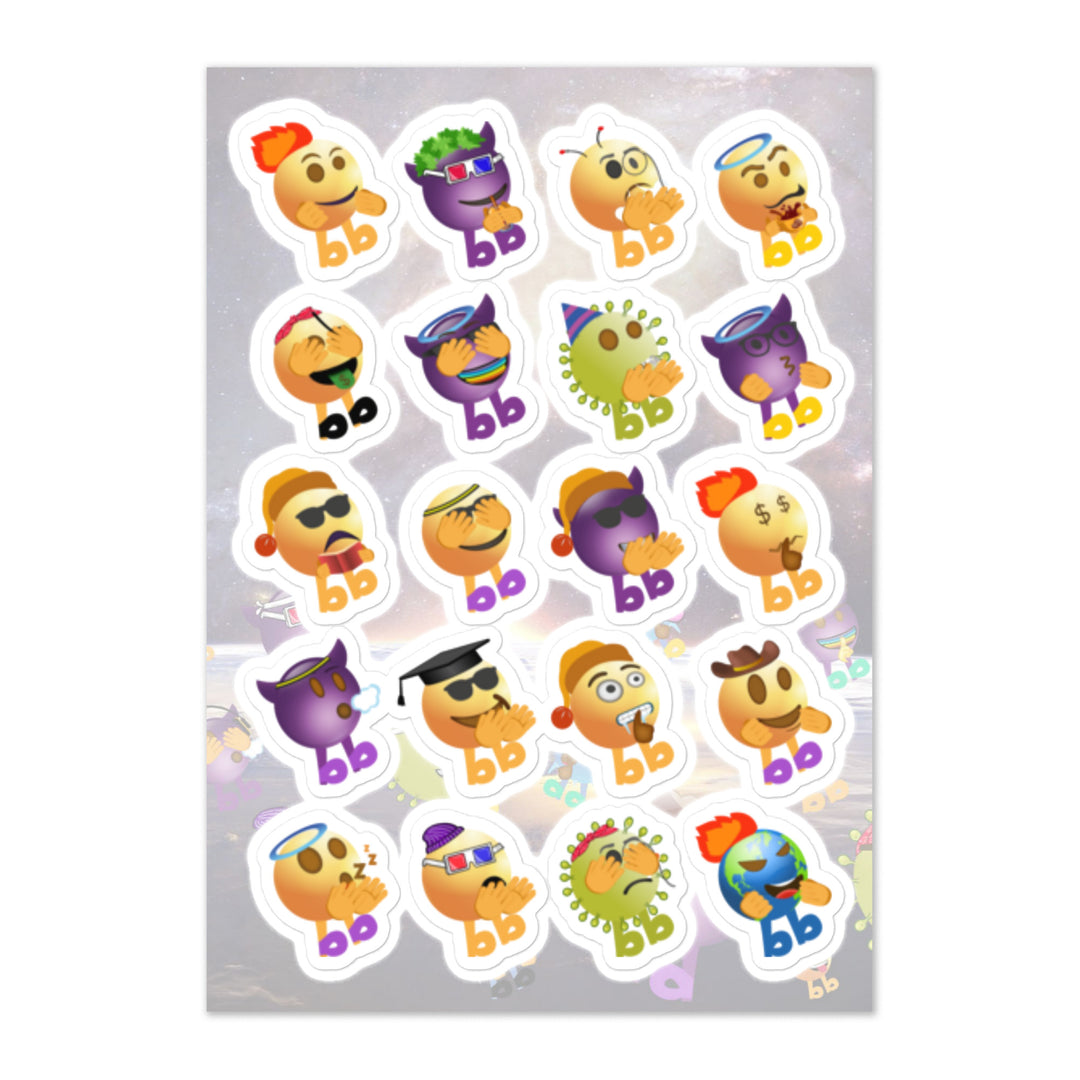 Megabb Buddy Stickers - Emojibb