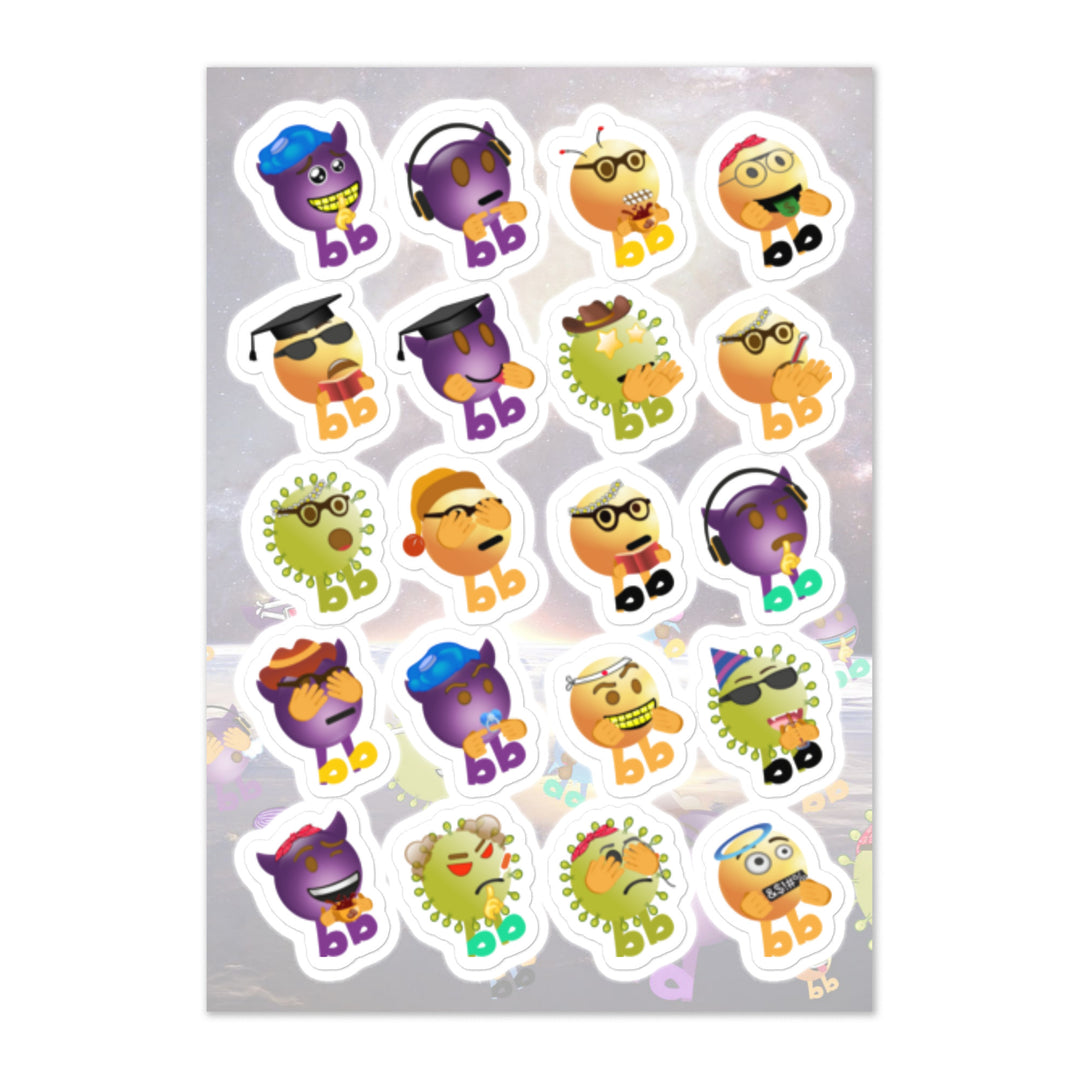 Megabb Buddy Stickers - Emojibb