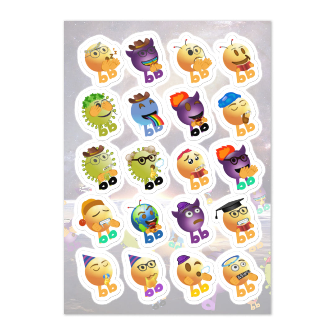 Megabb Buddy Stickers - Emojibb