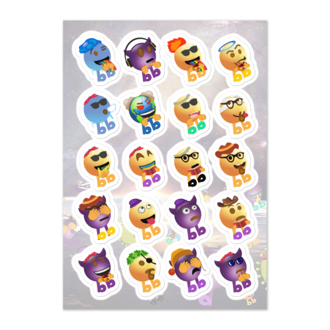 Megabb Buddy Stickers - Emojibb