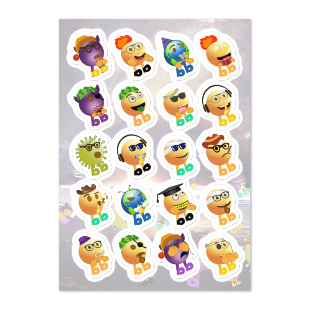 Megabb Buddy Stickers - Emojibb