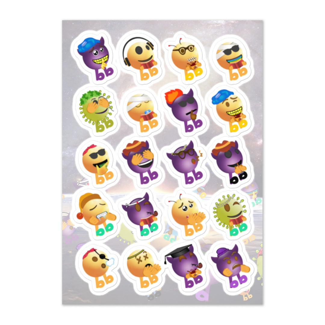 Megabb Buddy Stickers - Emojibb