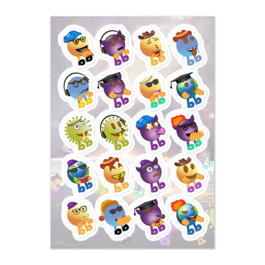 Megabb Buddy Stickers - Emojibb