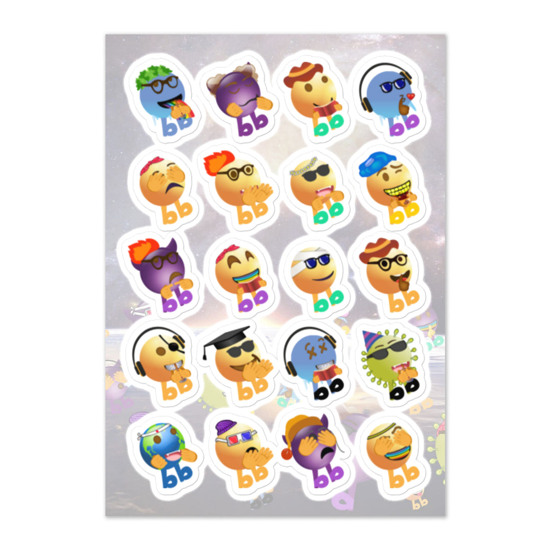 Megabb Buddy Stickers - Emojibb