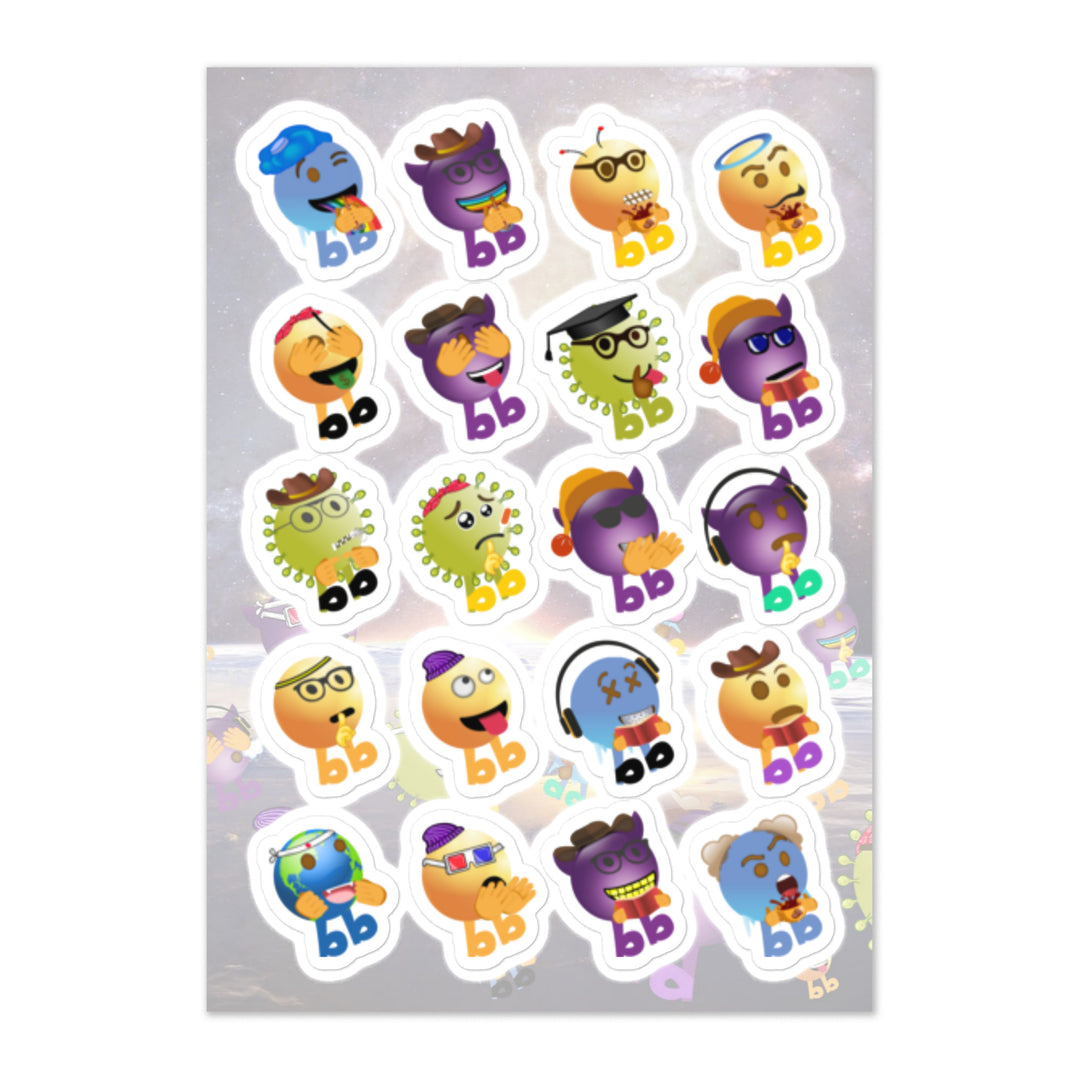 Megabb Buddy Stickers - Emojibb