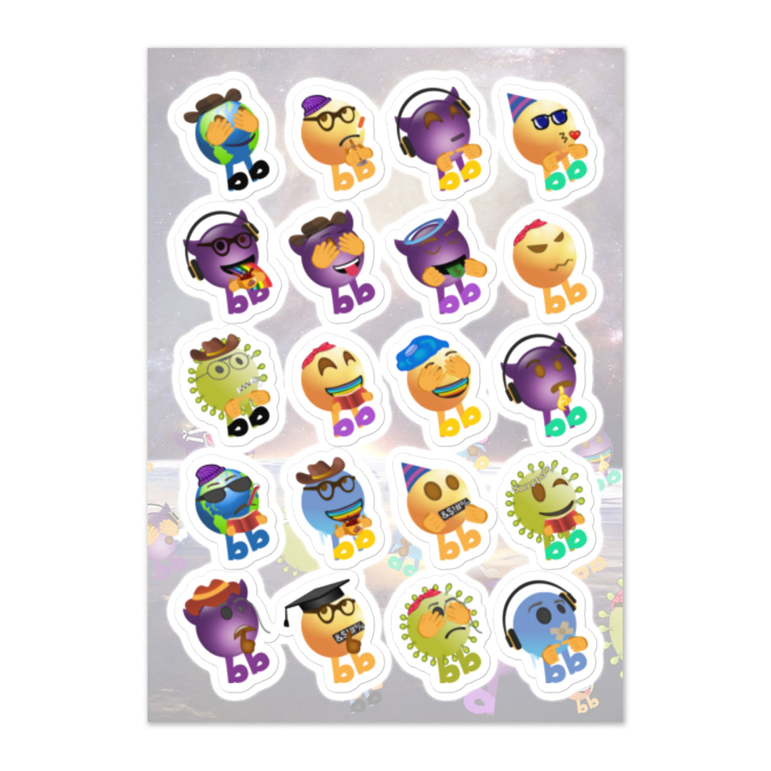 Megabb Buddy Stickers - Emojibb