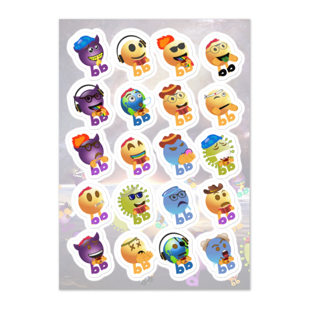 Megabb Buddy Stickers - Emojibb