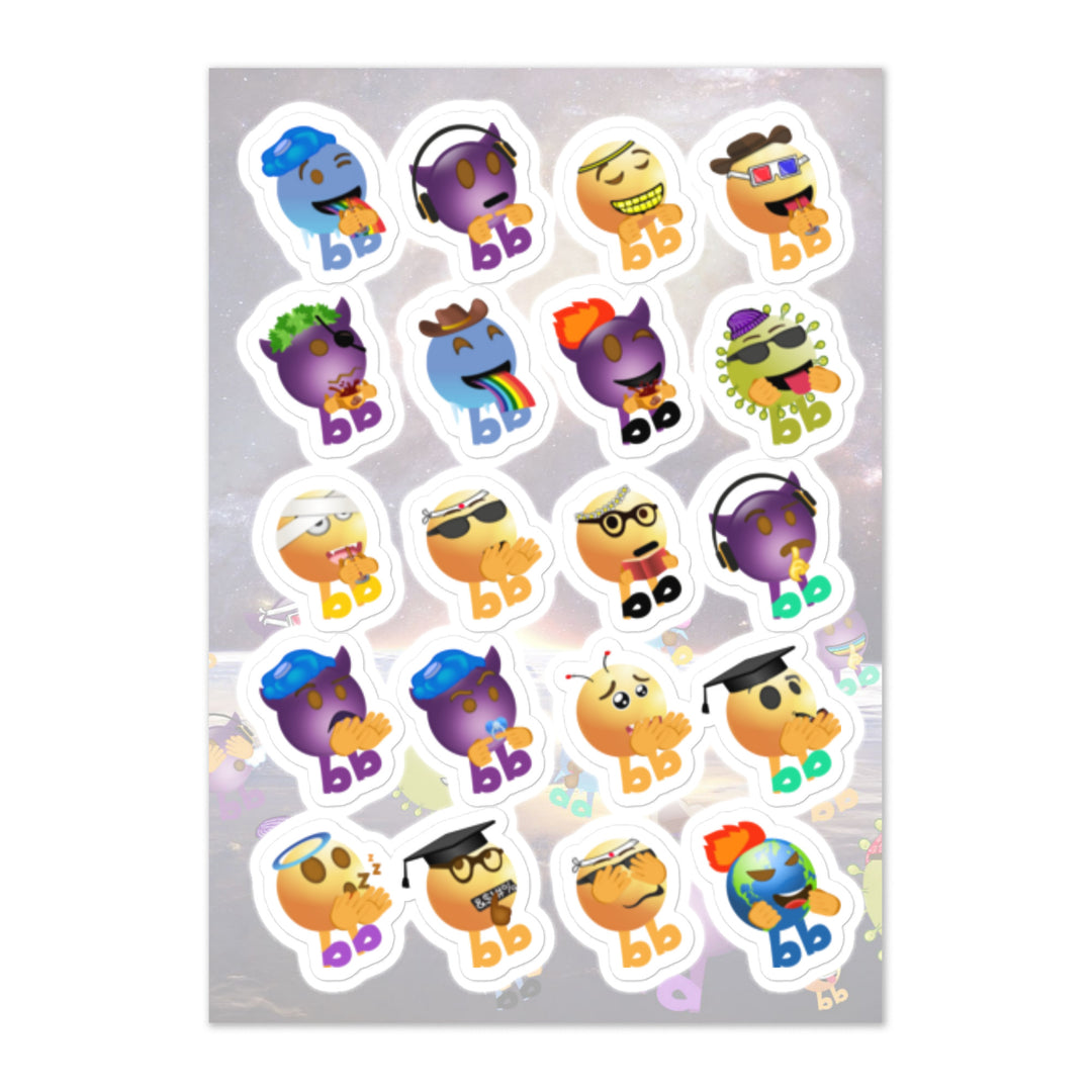 Megabb Buddy Stickers - Emojibb