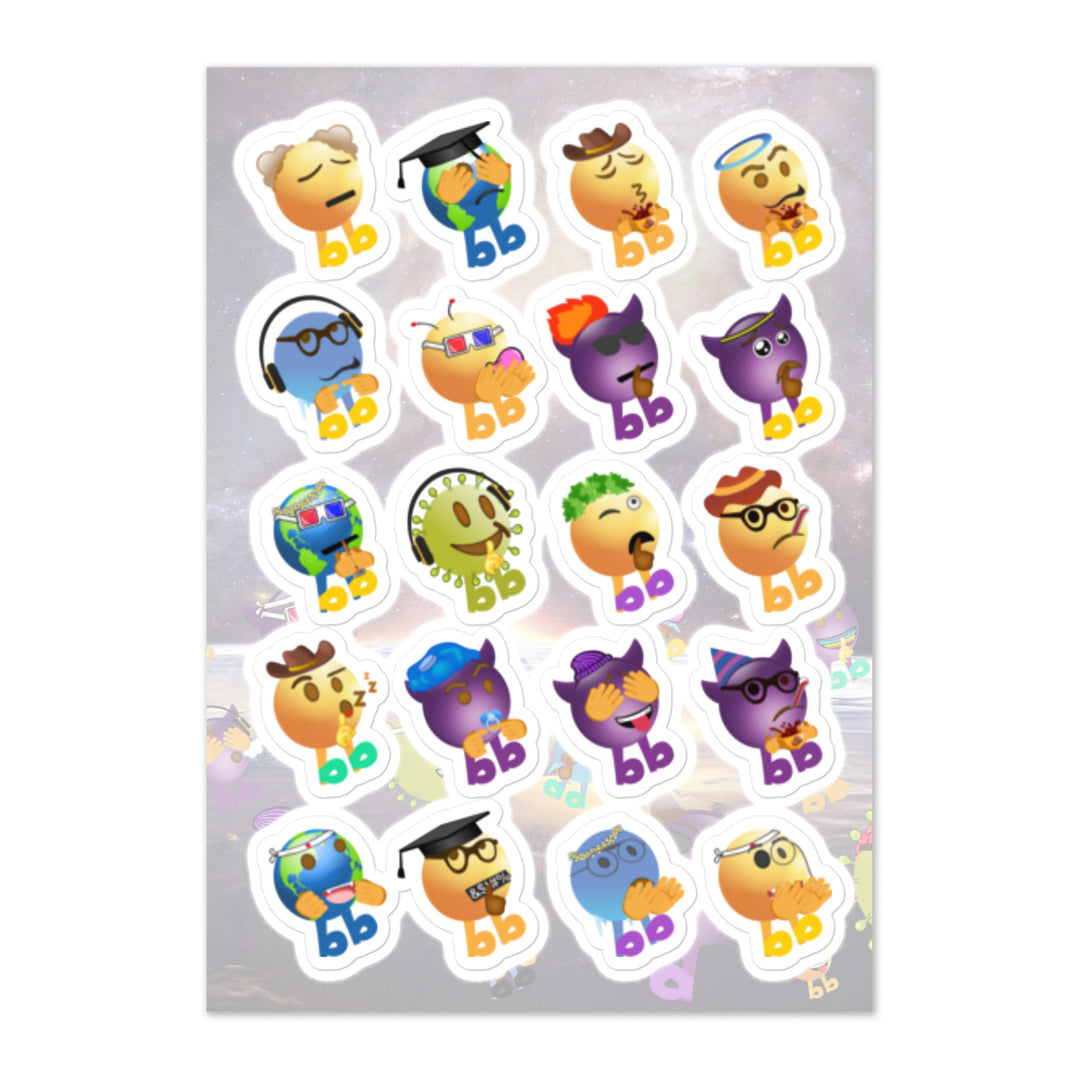 Megabb Buddy Stickers - Emojibb