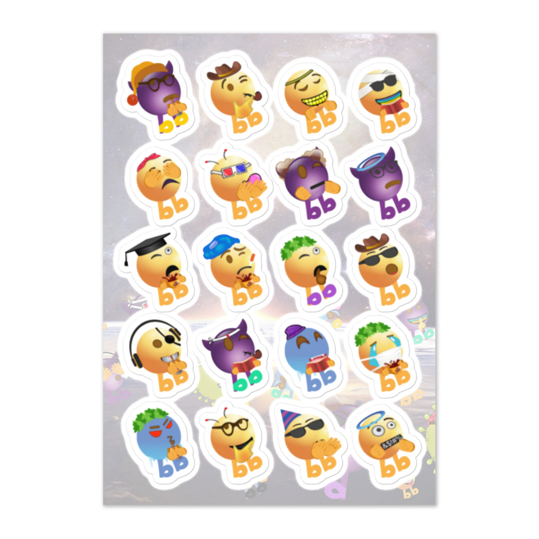 Megabb Buddy Stickers - Emojibb