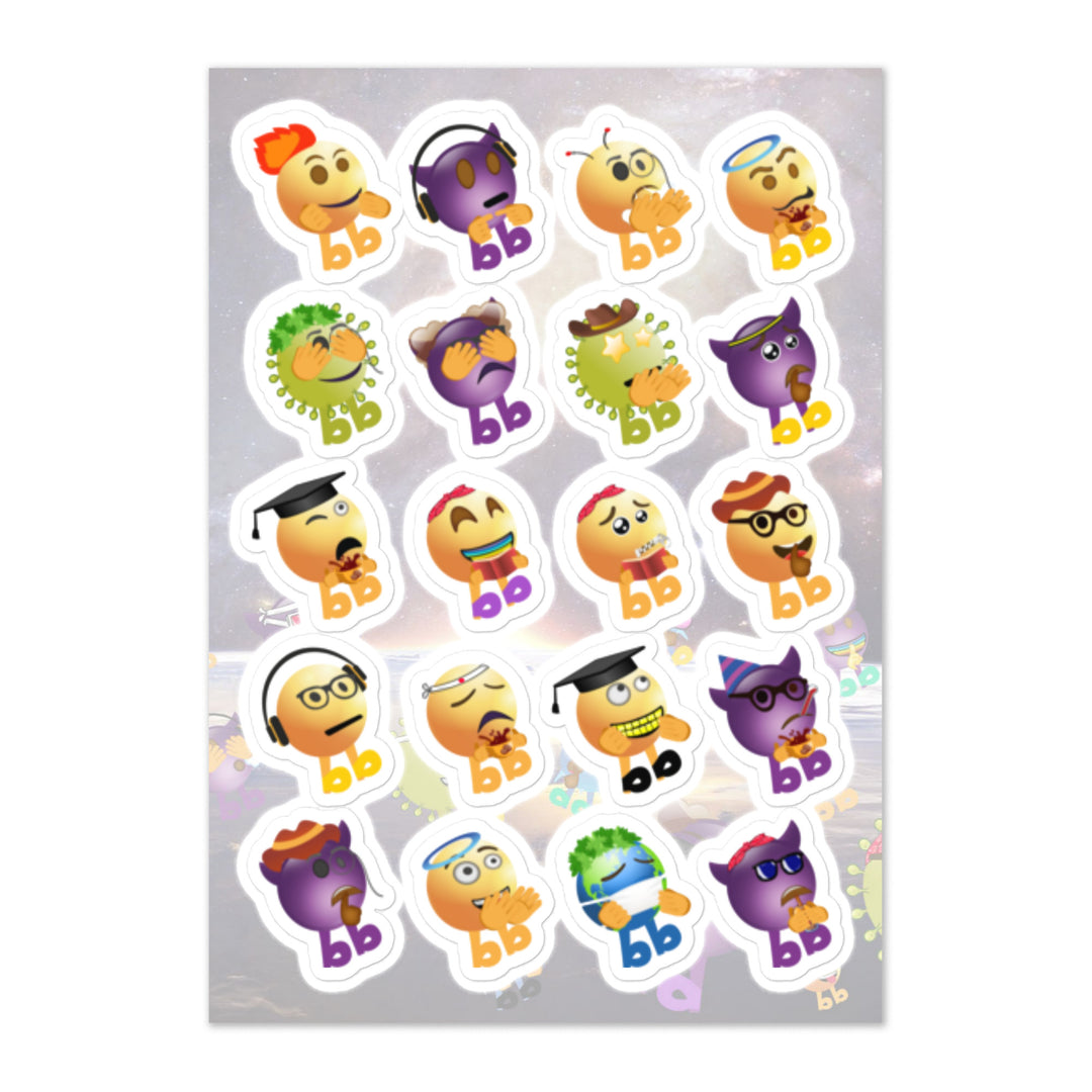 Megabb Buddy Stickers - Emojibb