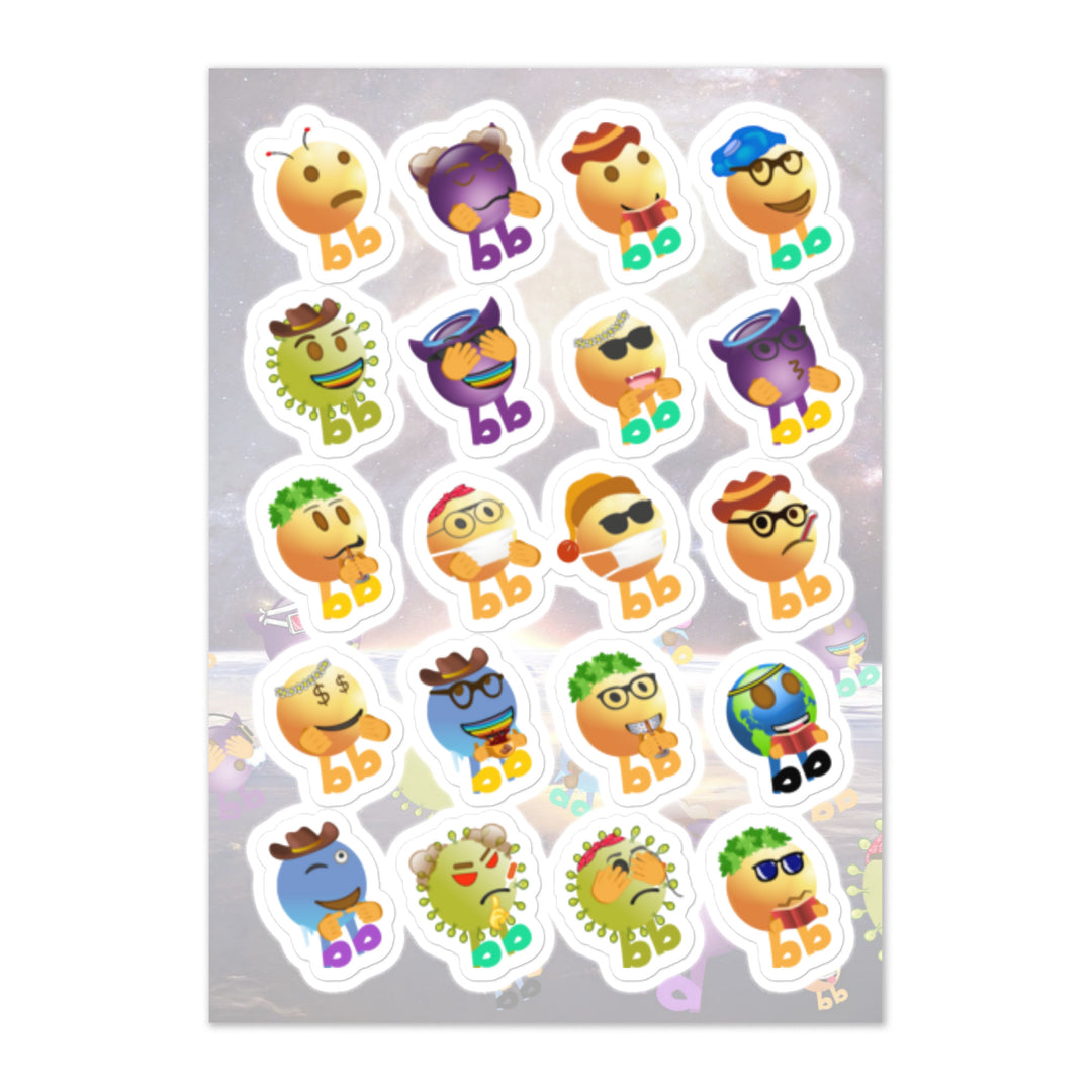 Megabb Buddy Stickers - Emojibb