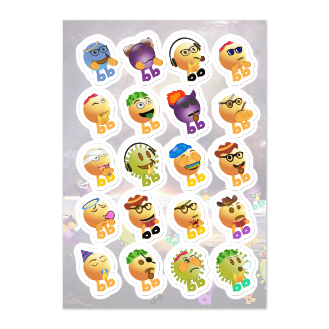 Megabb Buddy Stickers - Emojibb