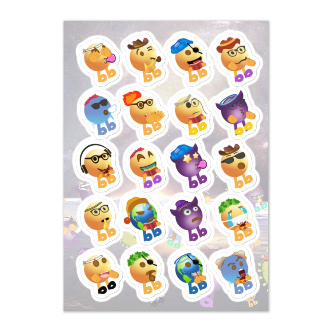 Megabb Buddy Stickers - Emojibb