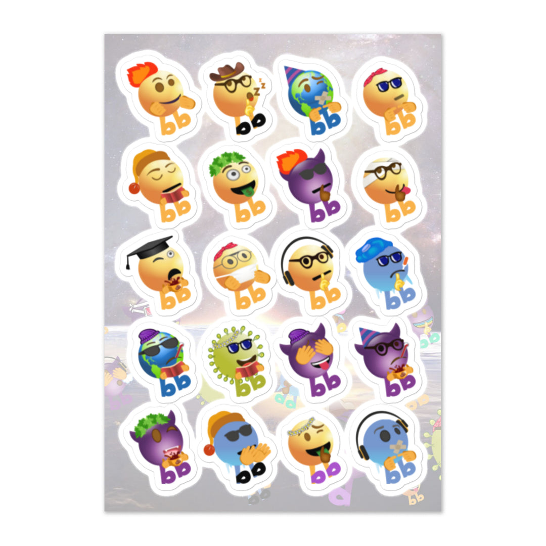 Megabb Buddy Stickers - Emojibb