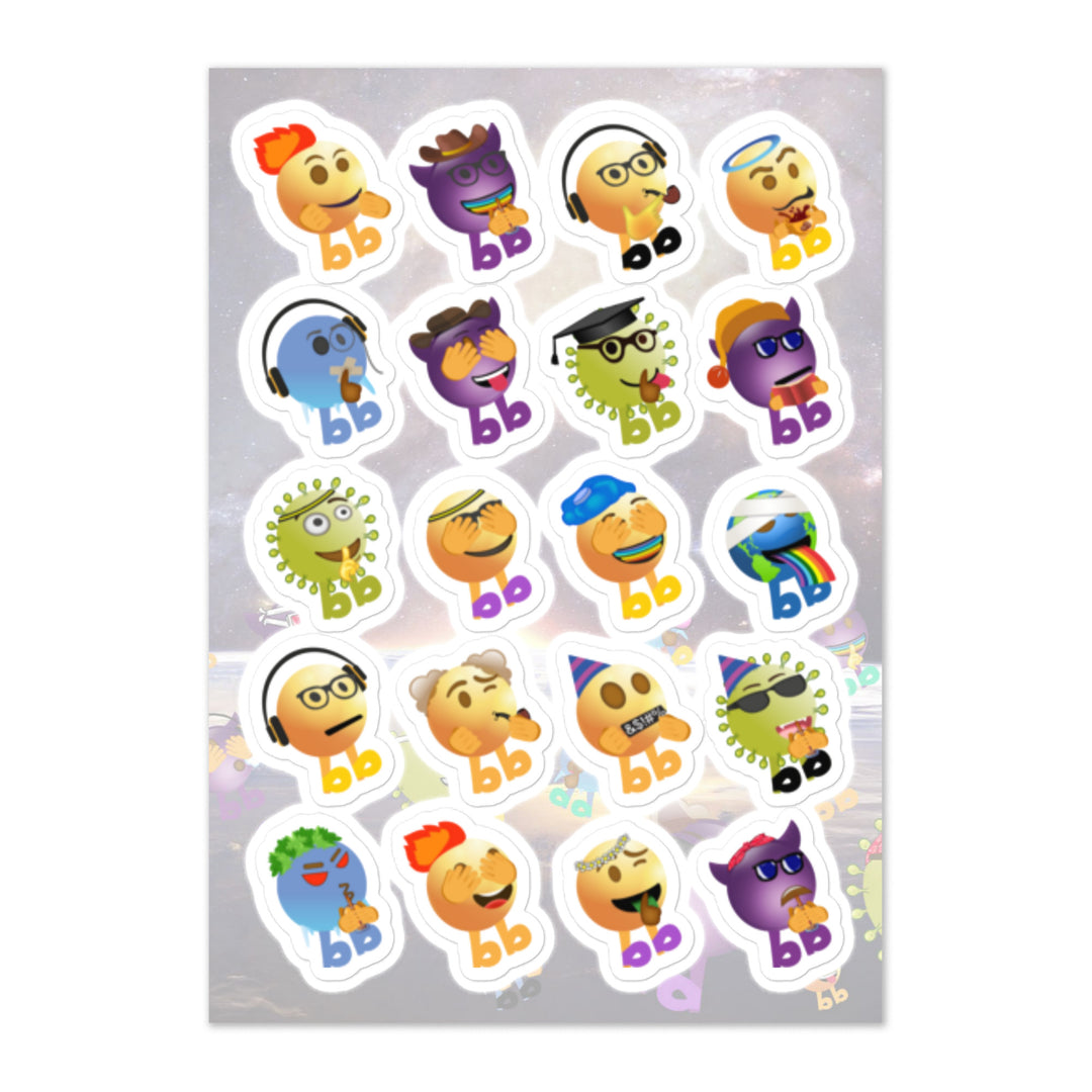 Megabb Buddy Stickers - Emojibb