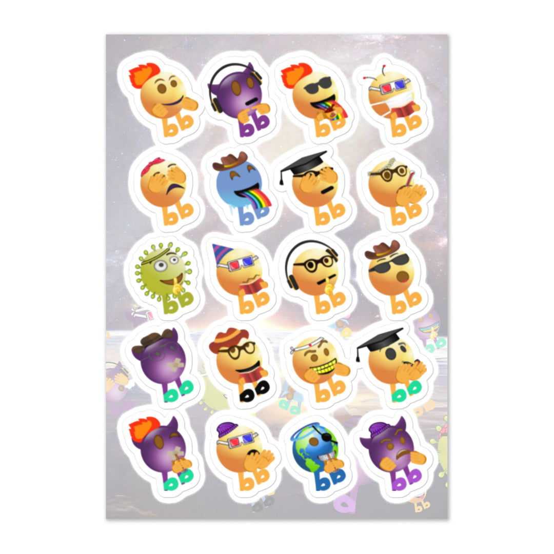 Megabb Buddy Stickers - Emojibb