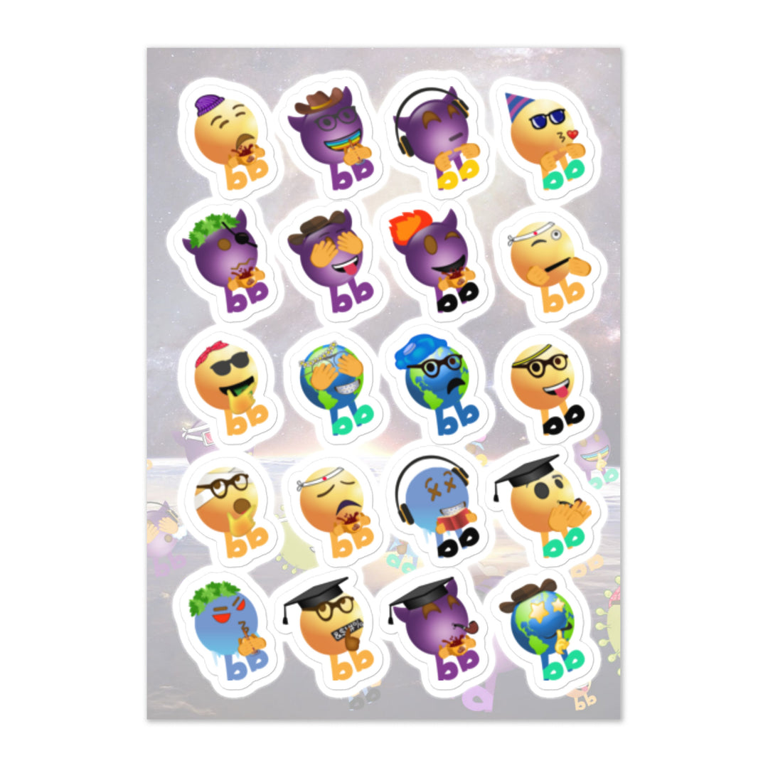 Megabb Buddy Stickers - Emojibb