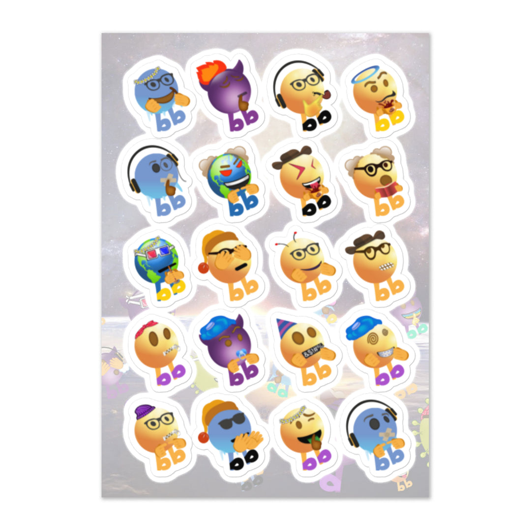 Megabb Buddy Stickers - Emojibb