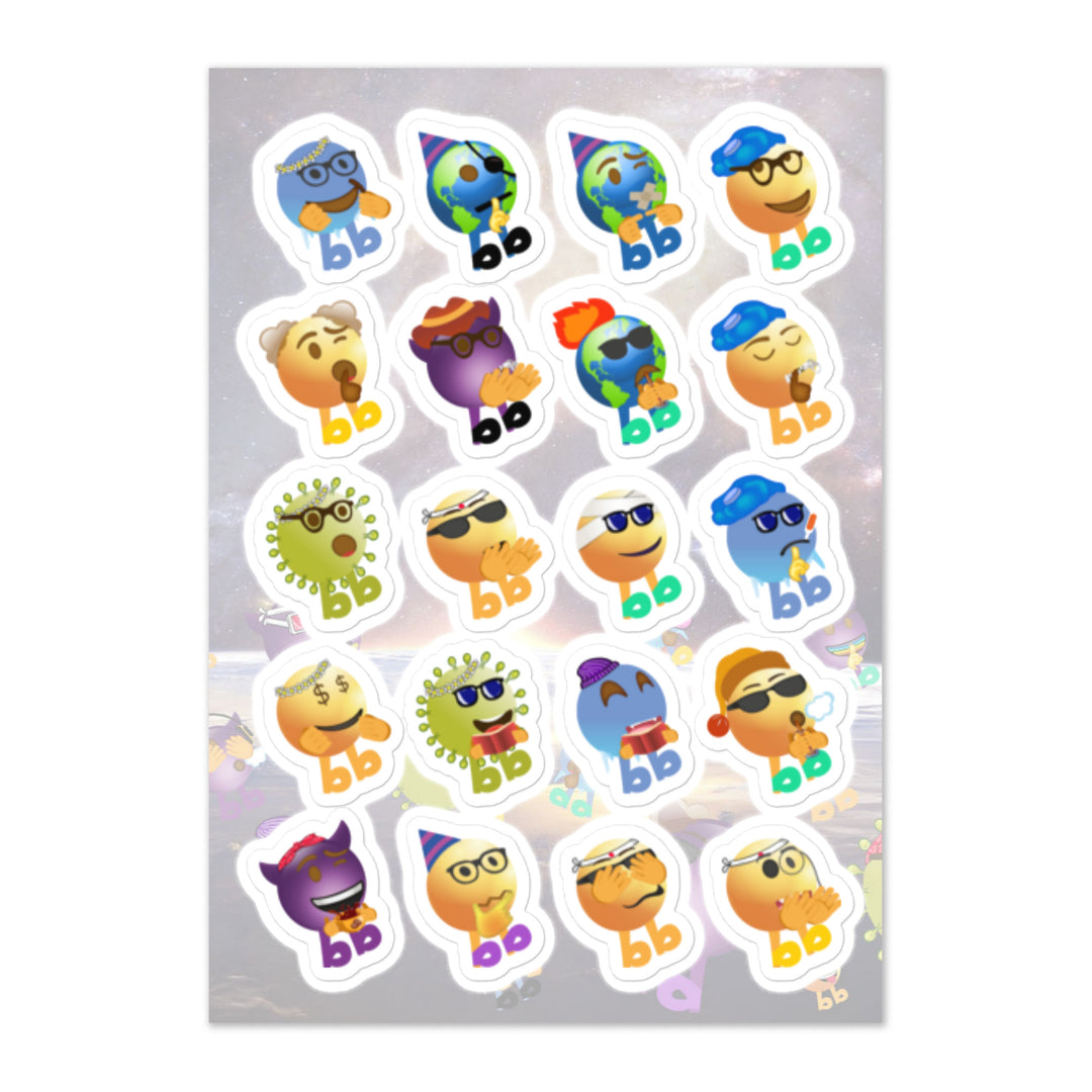 Megabb Buddy Stickers - Emojibb