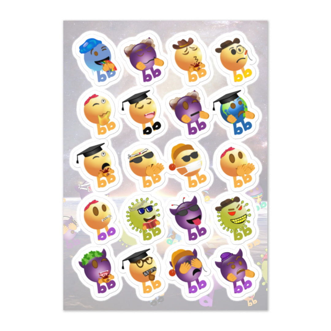 Megabb Buddy Stickers - Emojibb