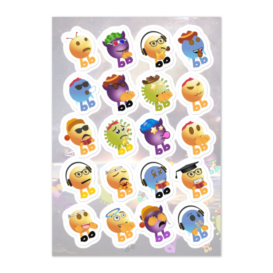 Megabb Buddy Stickers - Emojibb