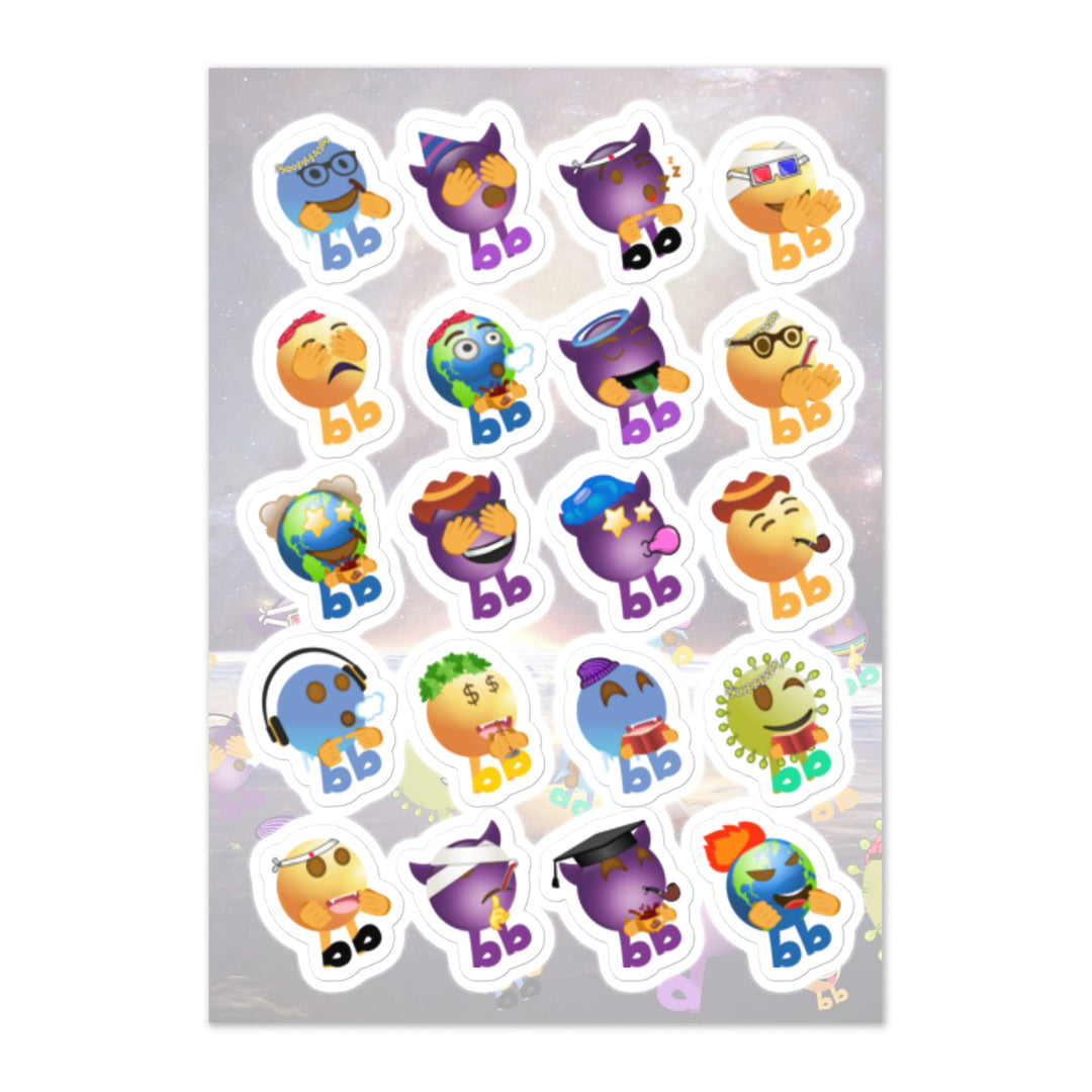 Megabb Buddy Stickers - Emojibb