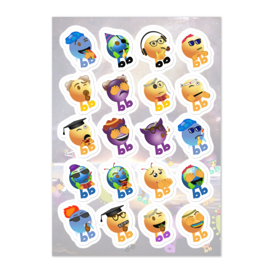 Megabb Buddy Stickers - Emojibb