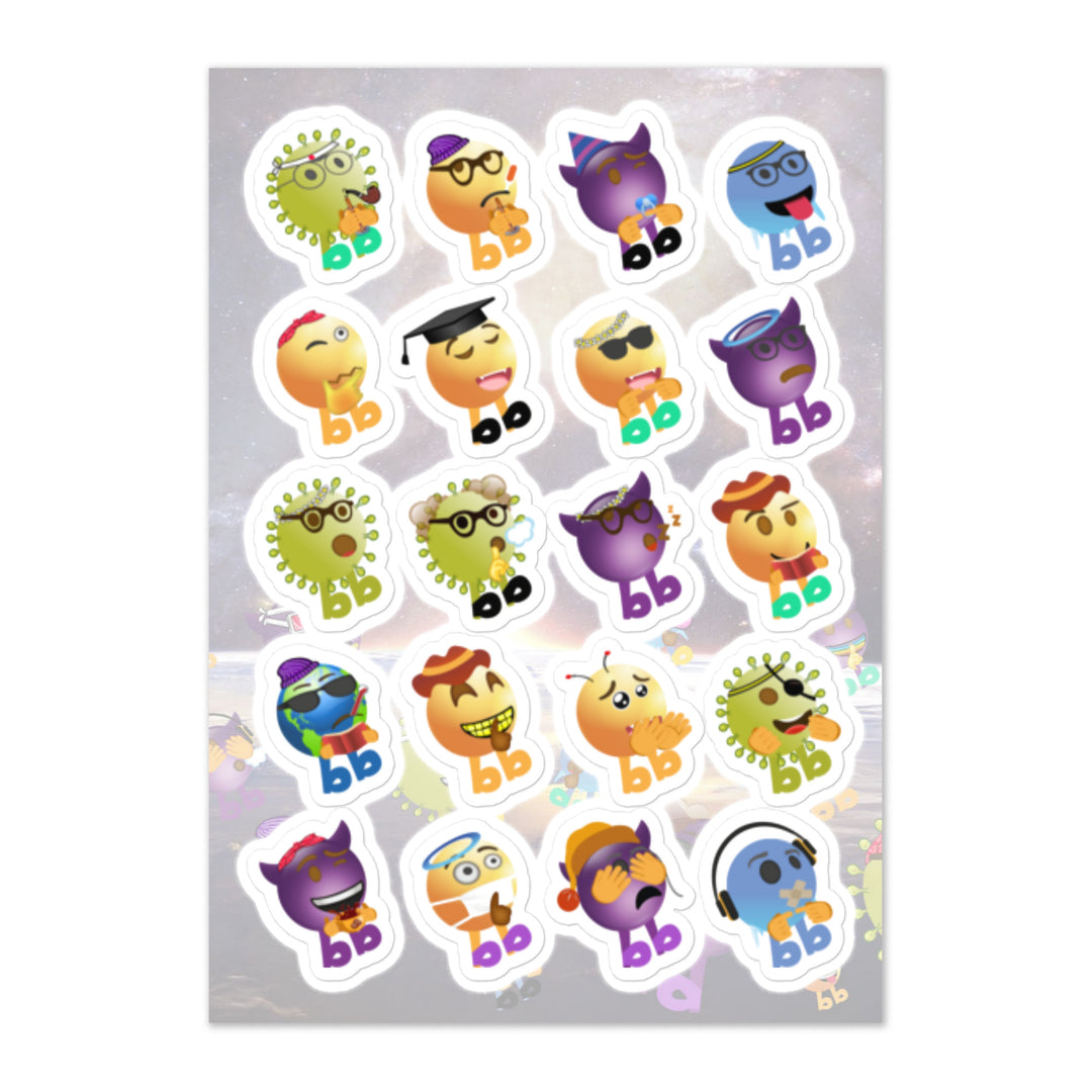 Megabb Buddy Stickers - Emojibb