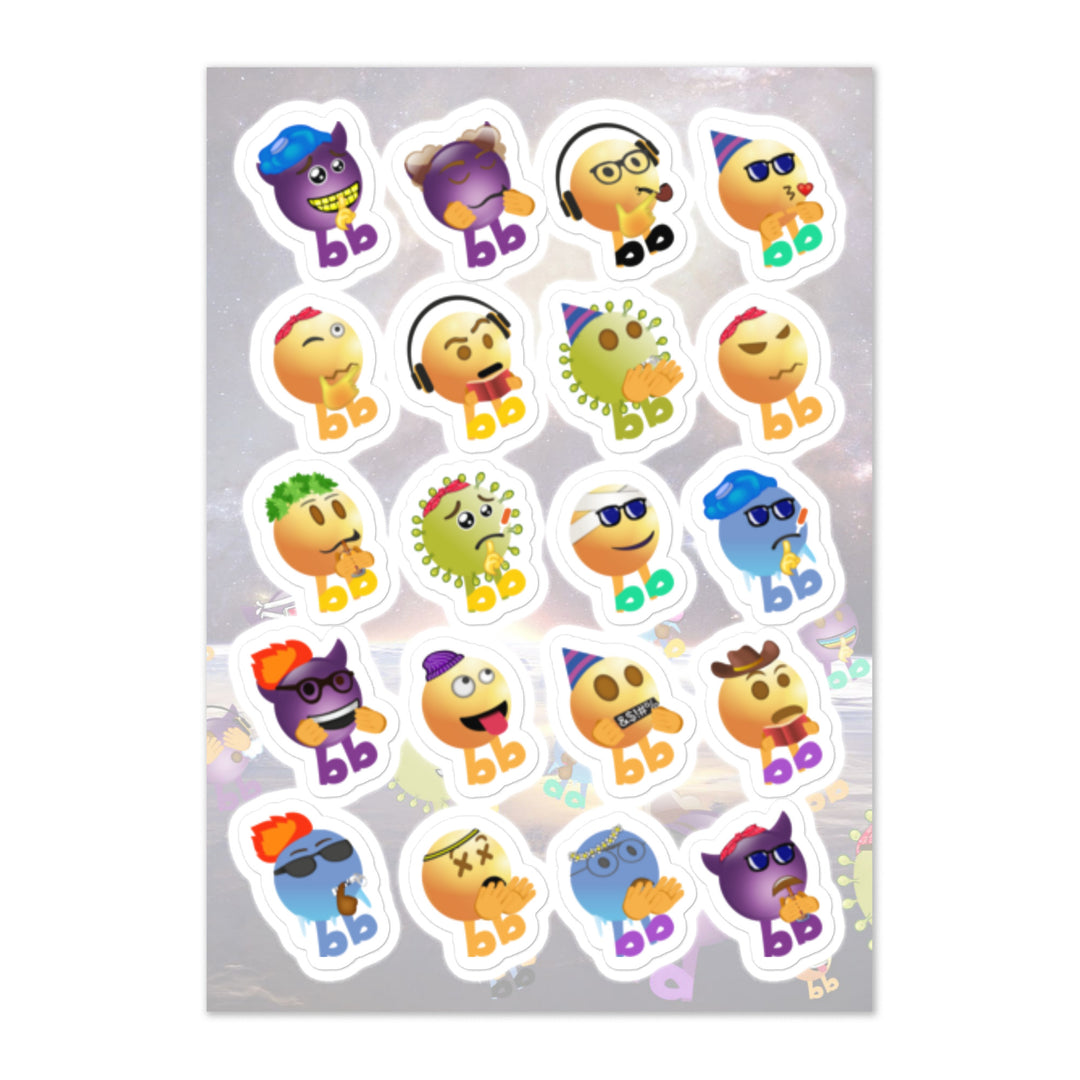 Megabb Buddy Stickers - Emojibb