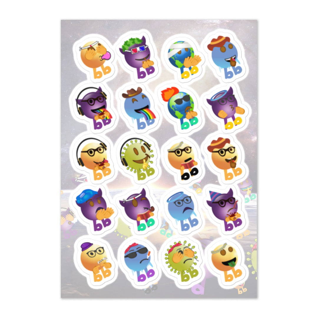 Megabb Buddy Stickers - Emojibb