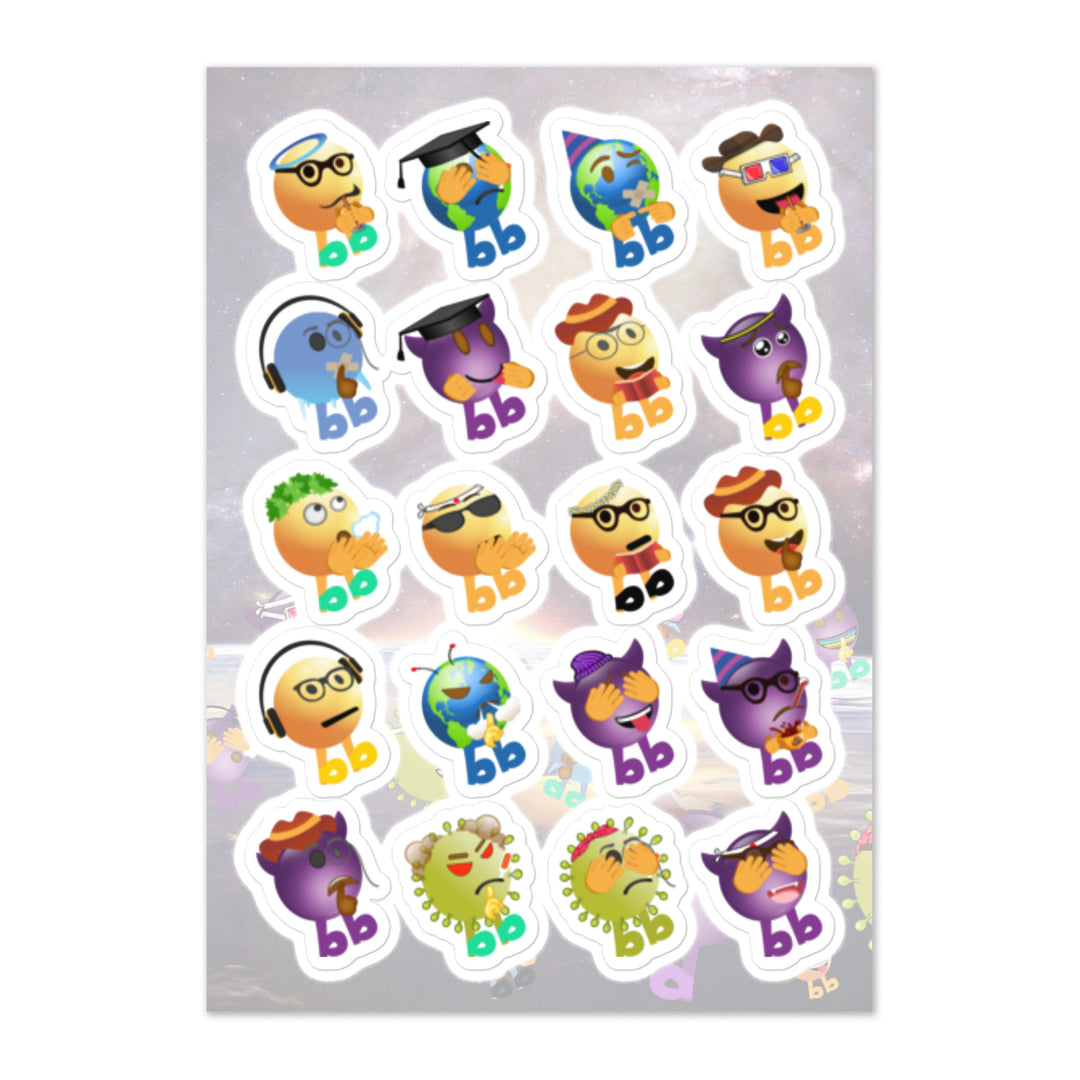 Megabb Buddy Stickers - Emojibb