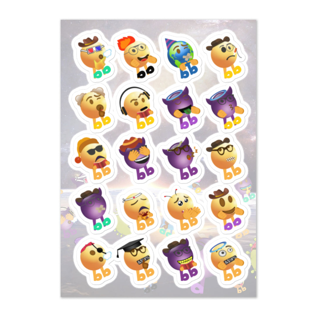 Megabb Buddy Stickers - Emojibb