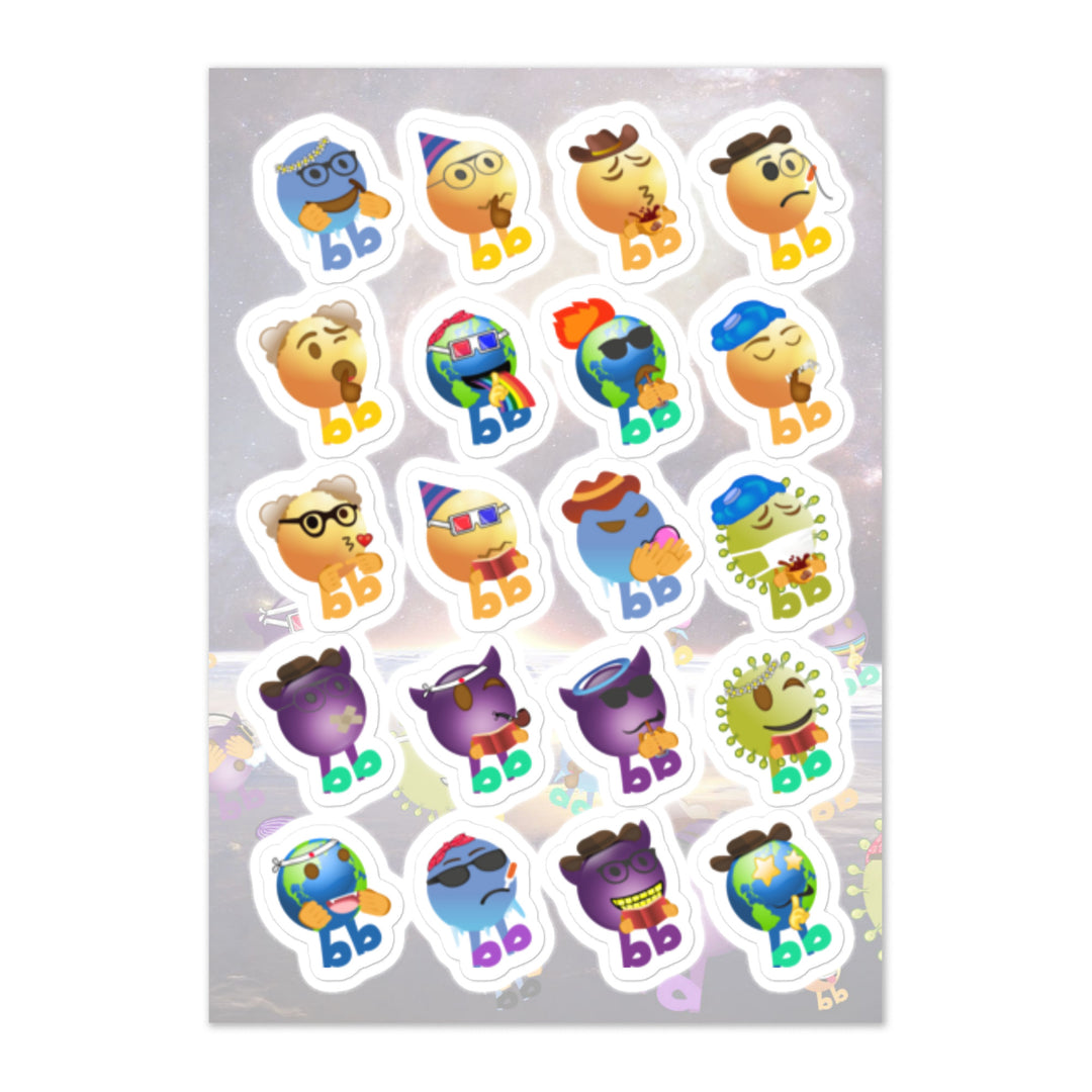 Megabb Buddy Stickers - Emojibb