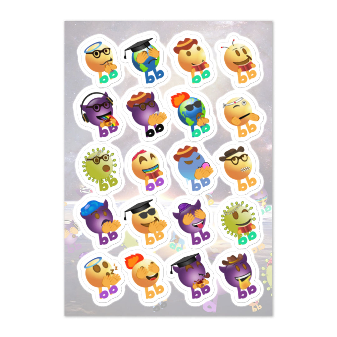 Megabb Buddy Stickers - Emojibb