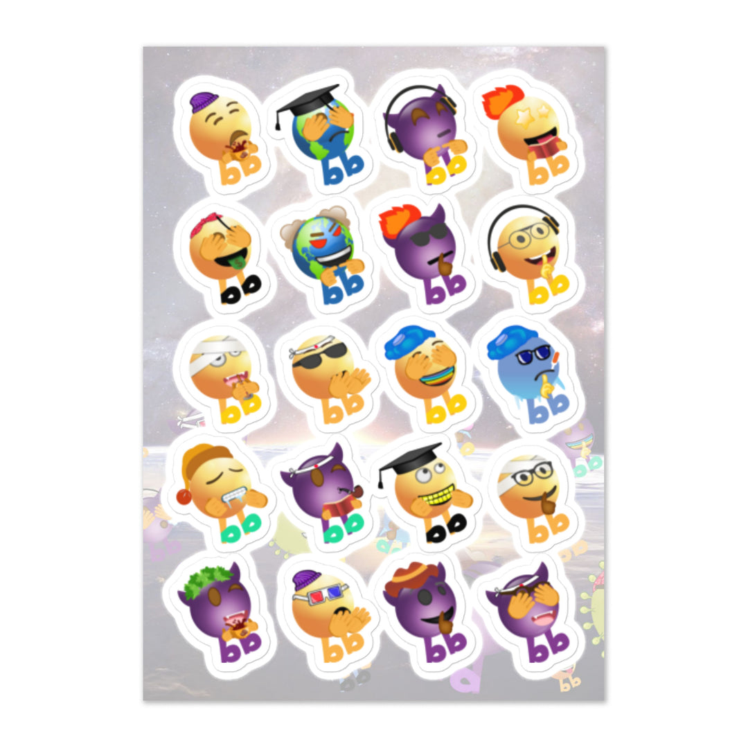 Megabb Buddy Stickers - Emojibb