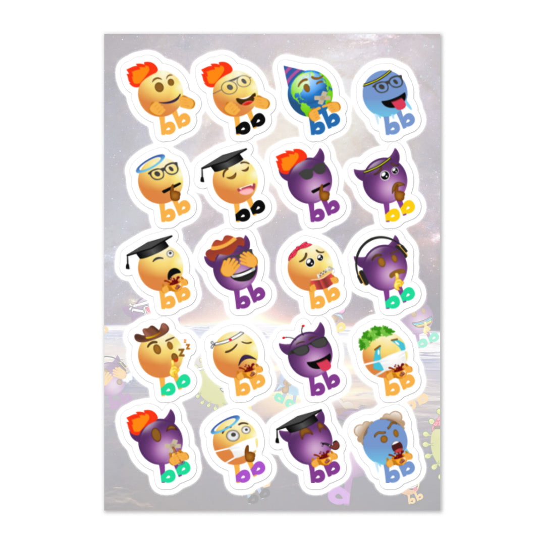 Megabb Buddy Stickers - Emojibb