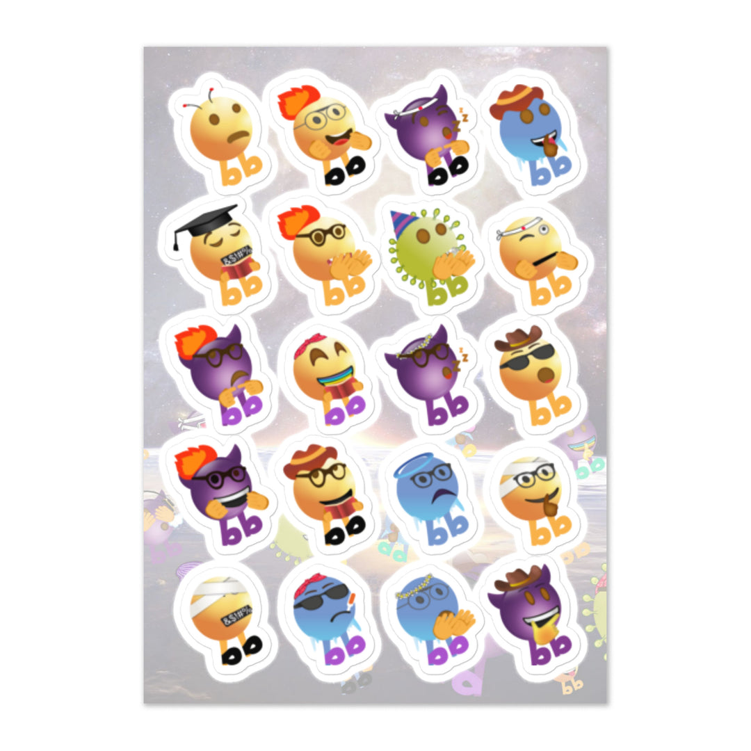 Megabb Buddy Stickers - Emojibb