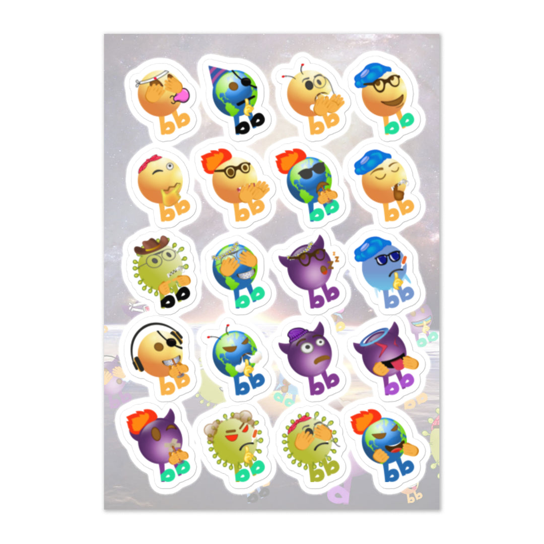 Megabb Buddy Stickers - Emojibb