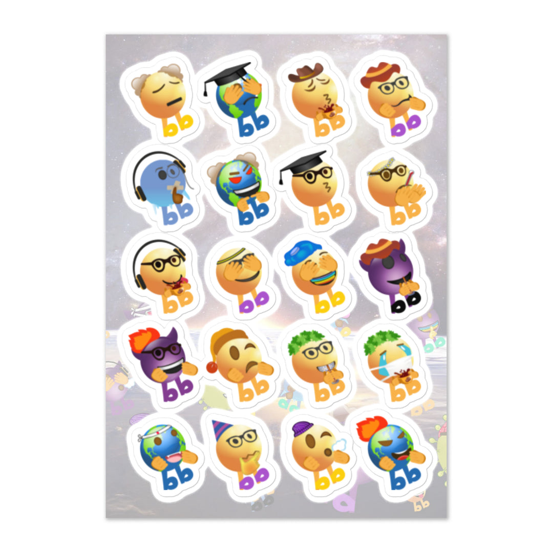 Megabb Buddy Stickers - Emojibb