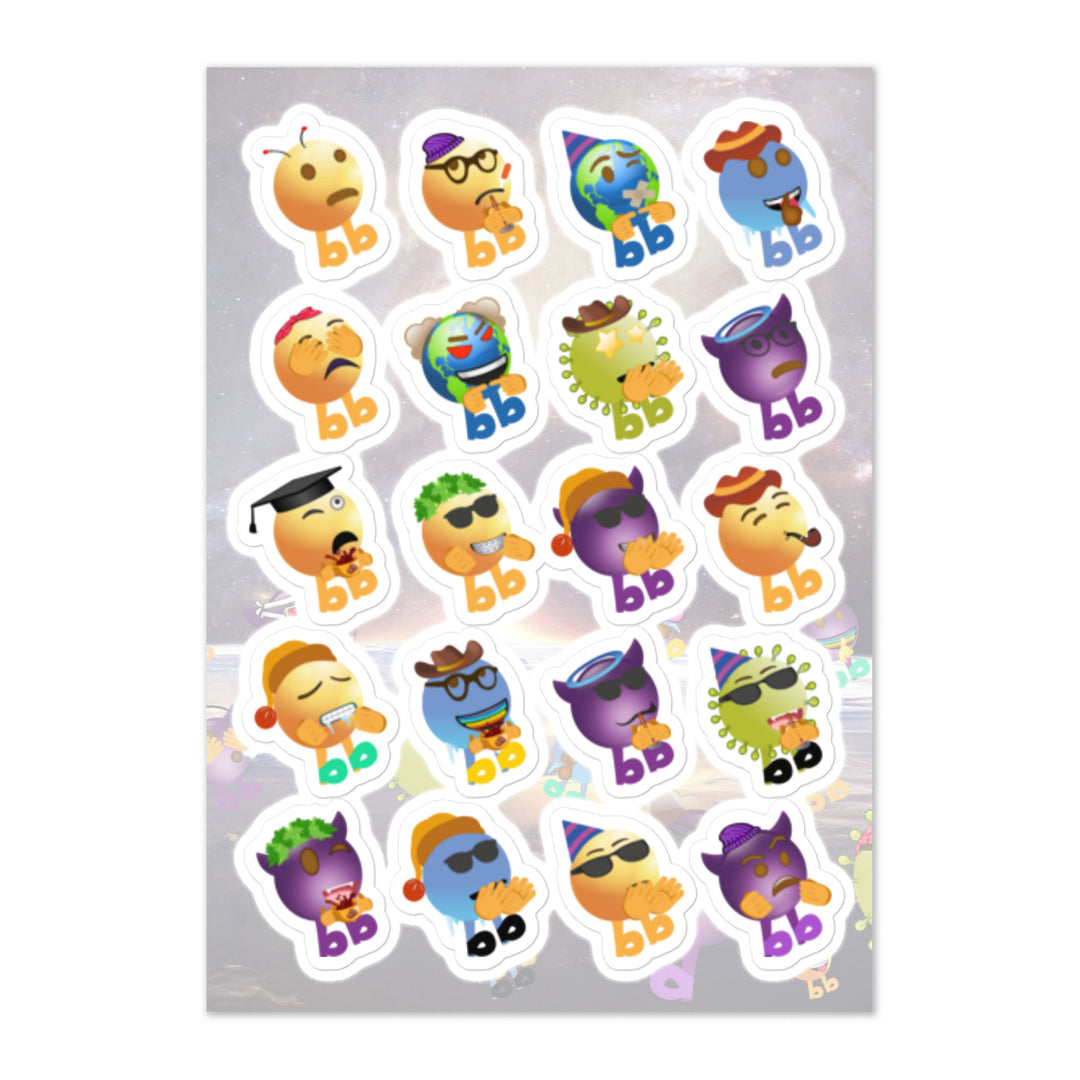 Megabb Buddy Stickers - Emojibb