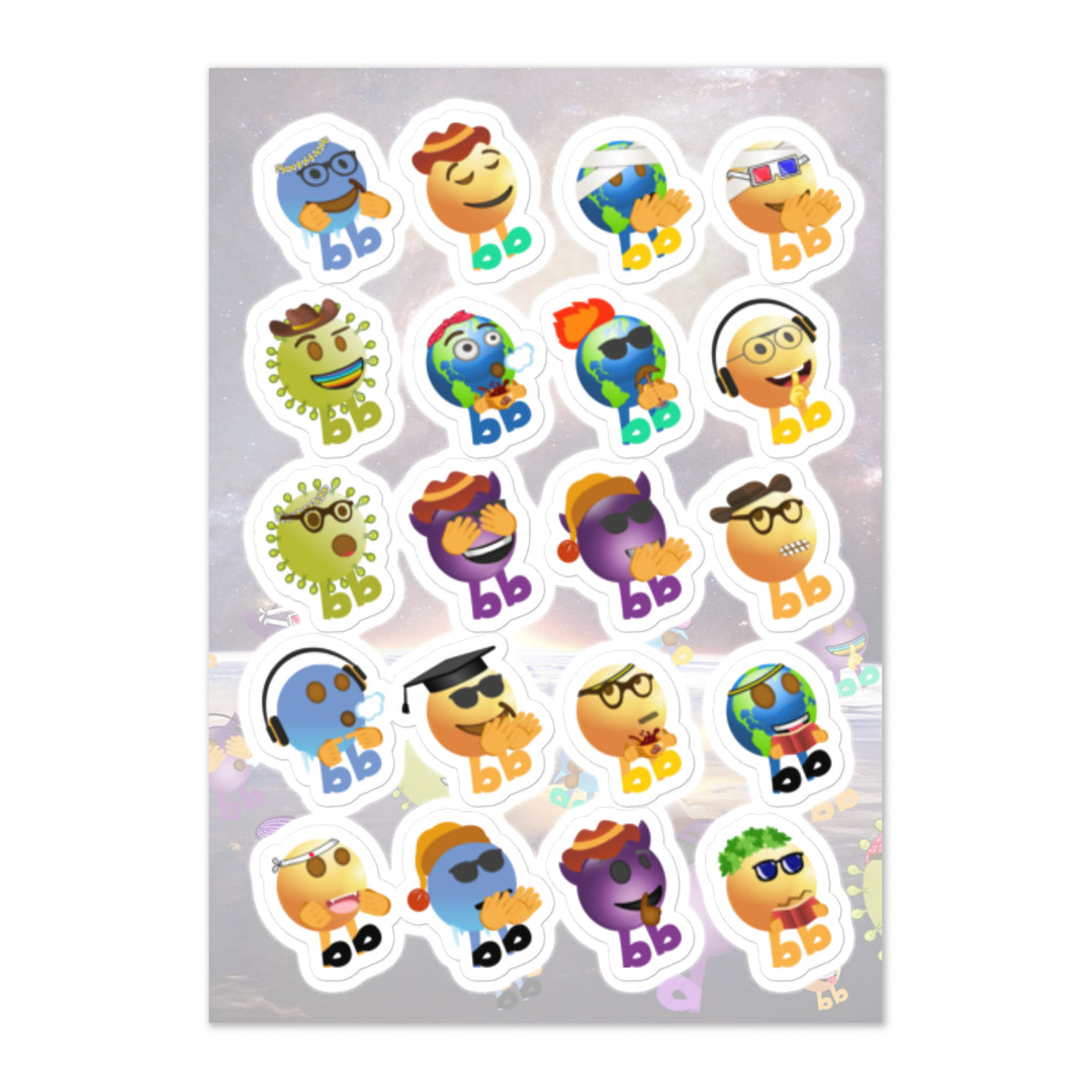 Megabb Buddy Stickers - Emojibb