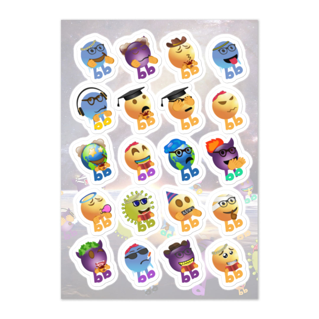 Megabb Buddy Stickers - Emojibb