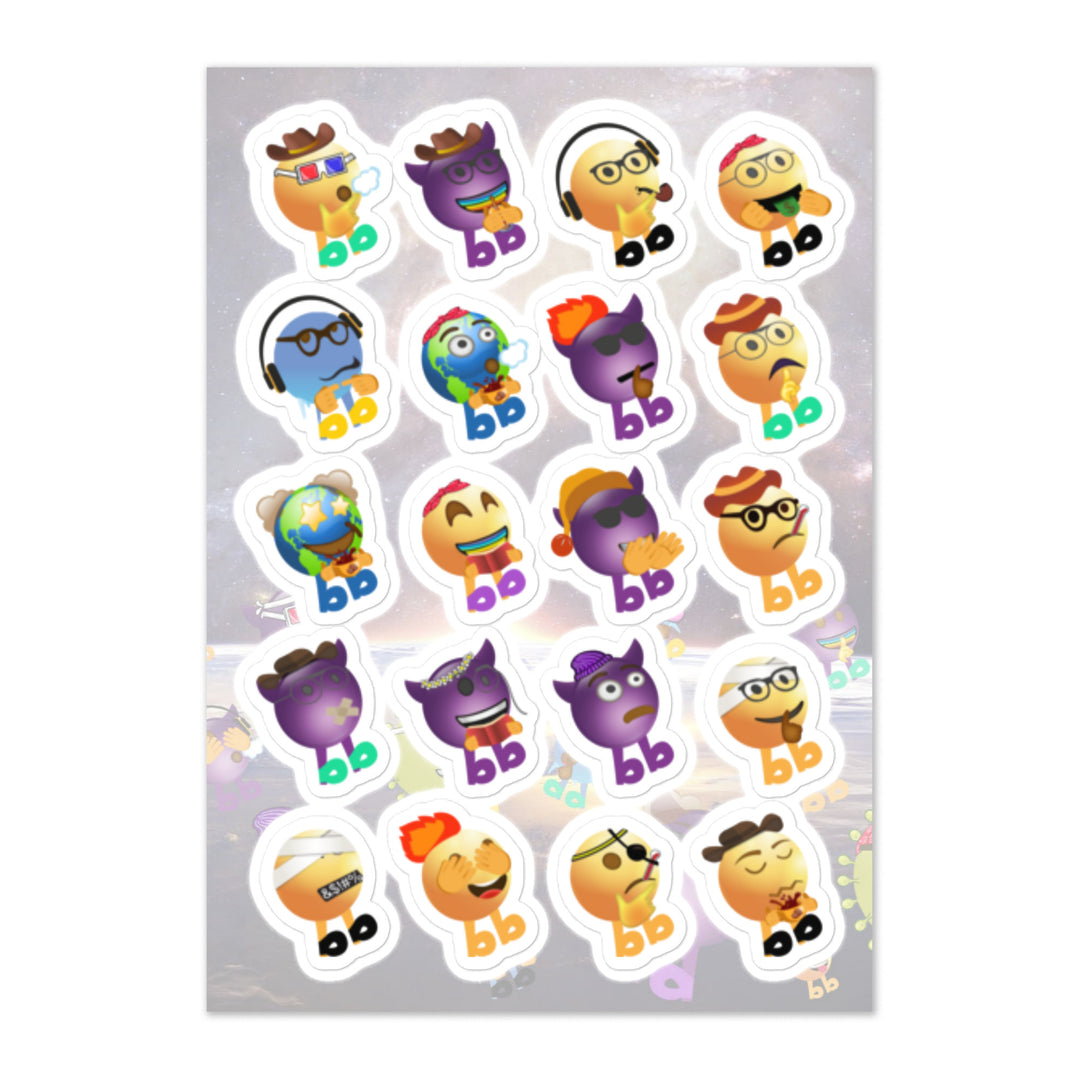 Megabb Buddy Stickers - Emojibb
