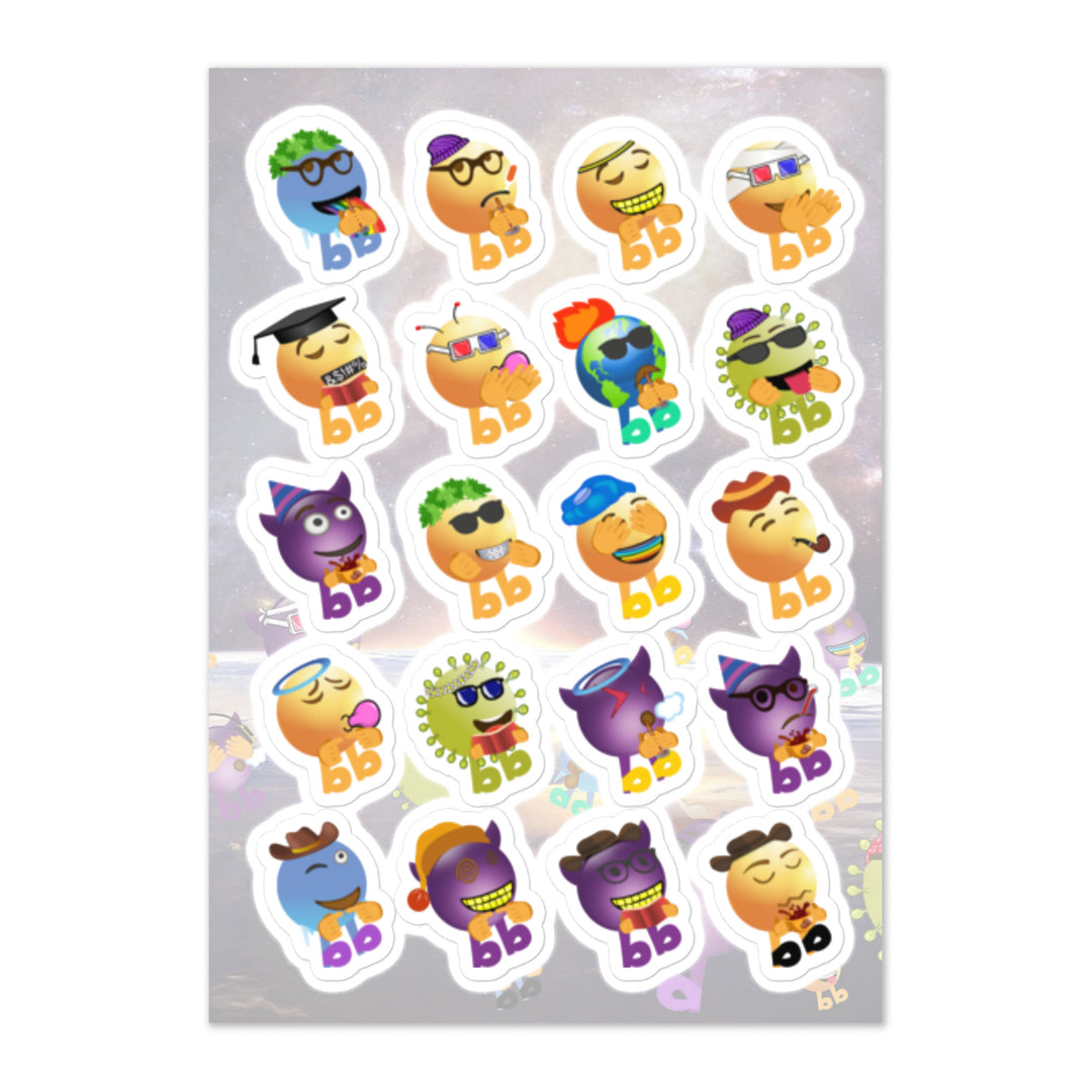 Megabb Buddy Stickers - Emojibb