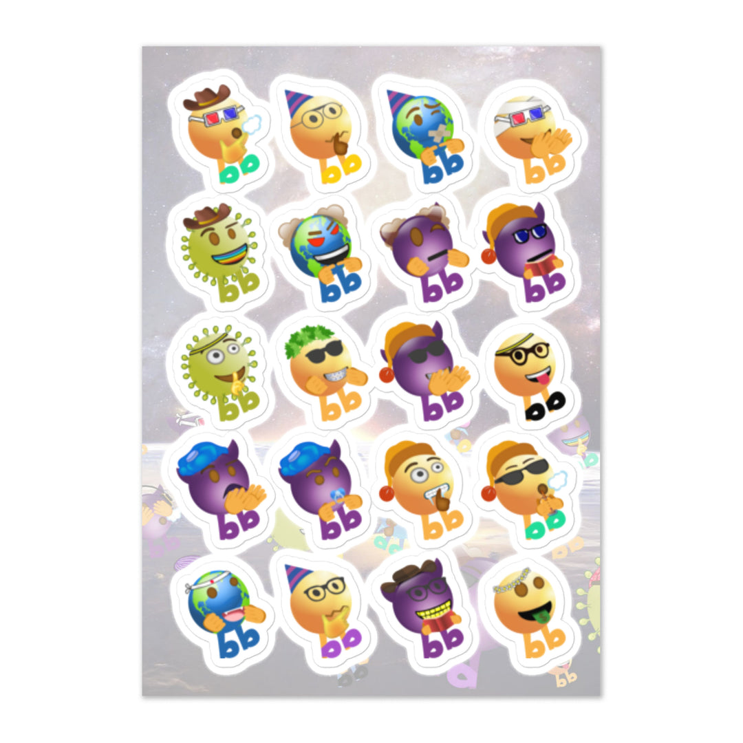 Megabb Buddy Stickers - Emojibb